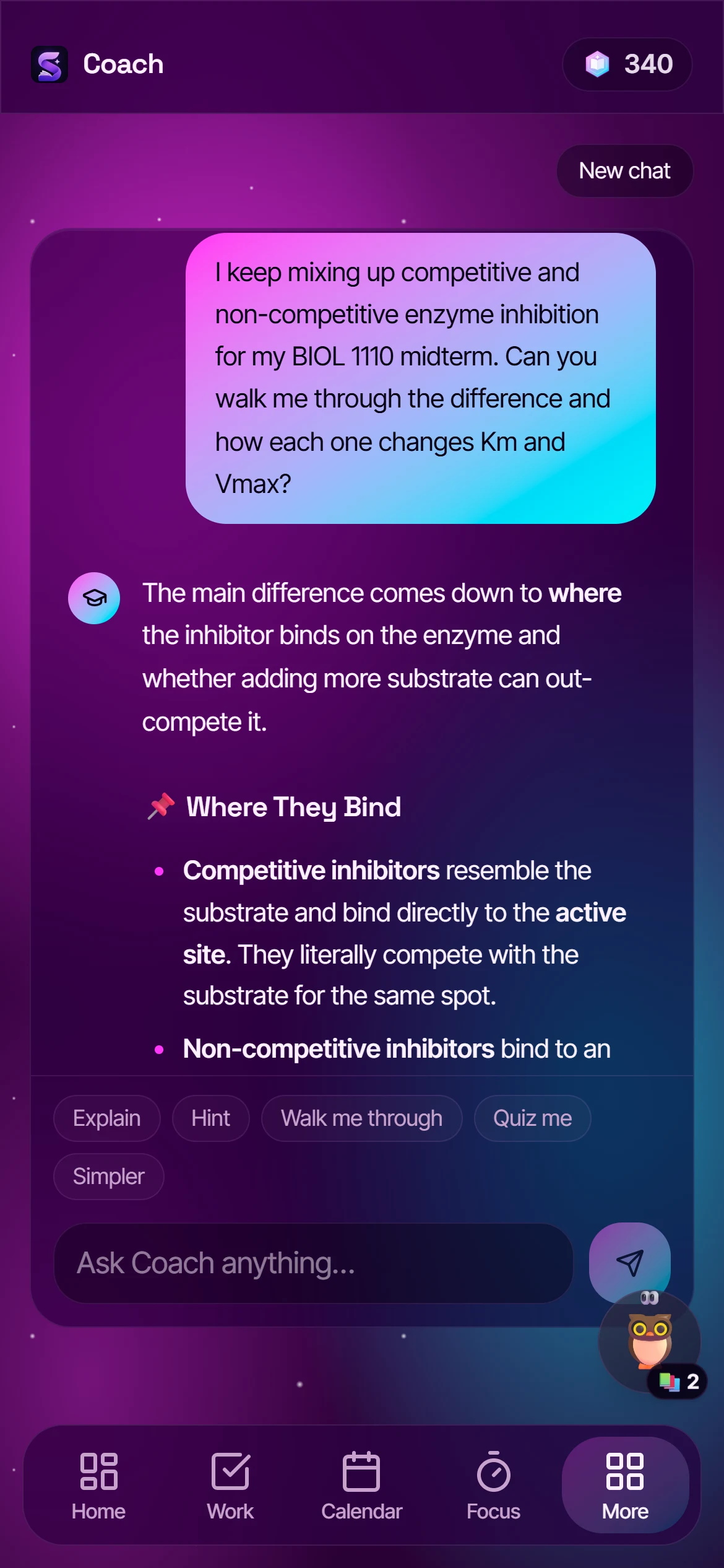 AI Coach on a phone